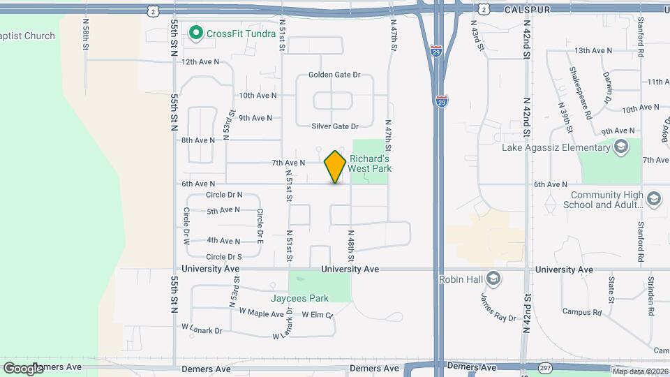 4811 6th Ave N Map and Location Details