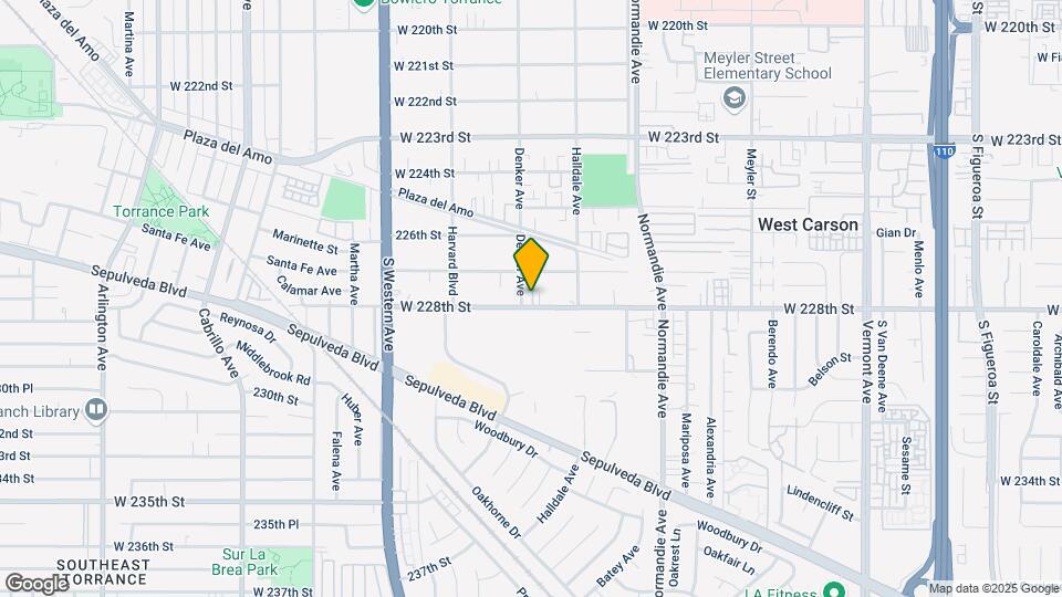 1453 W 228th St Map and Location Details