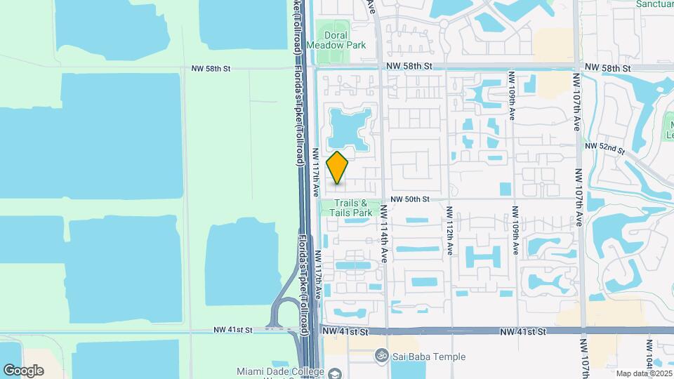 11591 NW 50th Terrace Map and Location Details