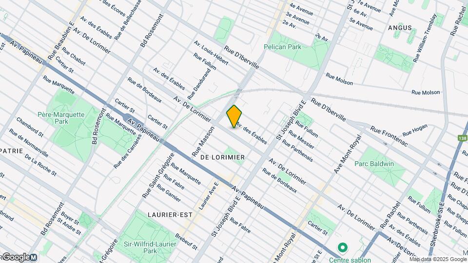 5273-5281 de Lorimier Map and Location Details
