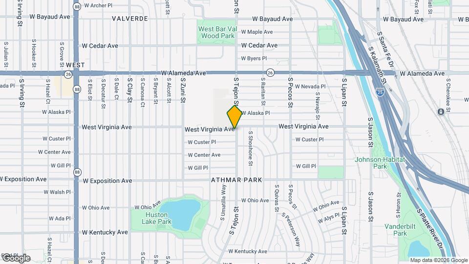 2000 W Virginia Ave Mapa y Detalles de la Ubicación