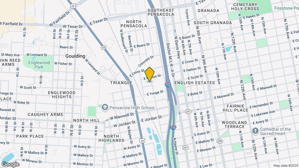 2501 N Tarragona St Map and Location Details
