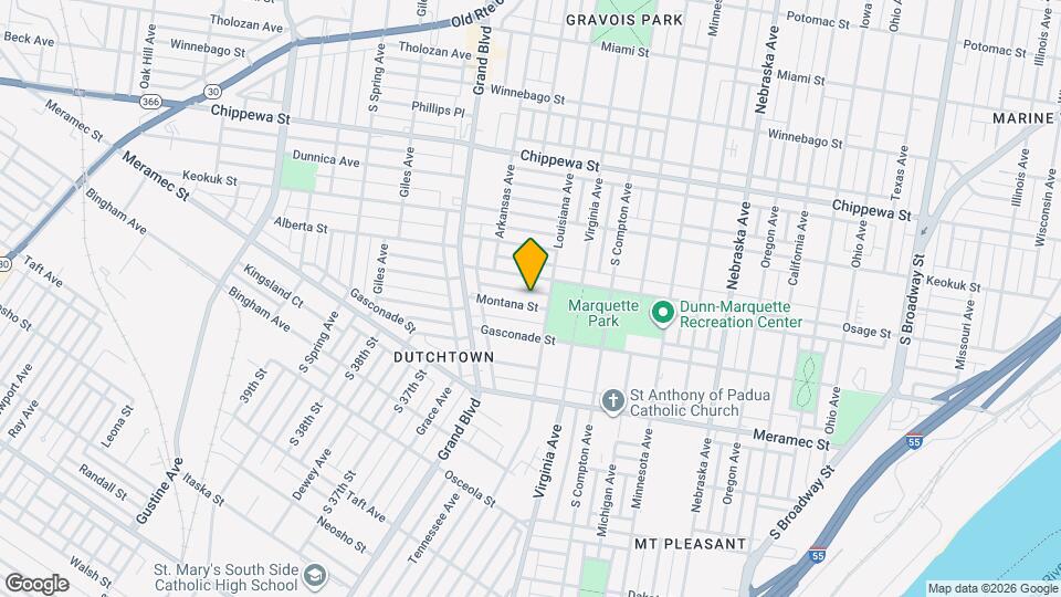 3417 Montana St Map and Location Details