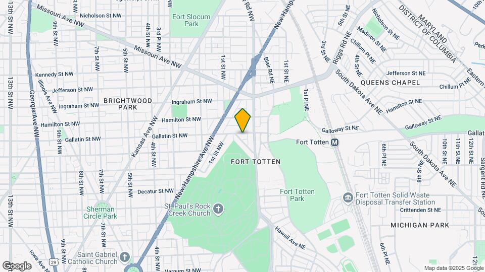 24 Gallatin St NW Map and Location Details