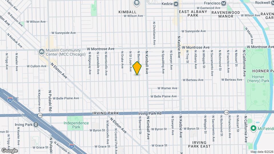 4212 N Bernard St, Unit 1 Mapa y Detalles de la Ubicación