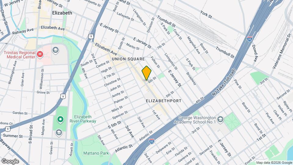 601 Elizabeth Ave, Unit 3B Mapa y Detalles de la Ubicación