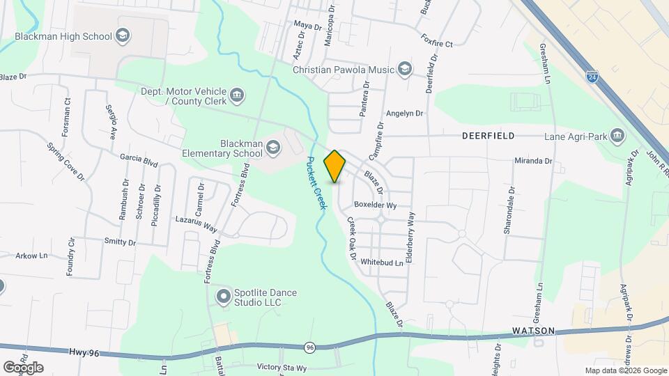 833 Creek Oak Dr Map and Location Details