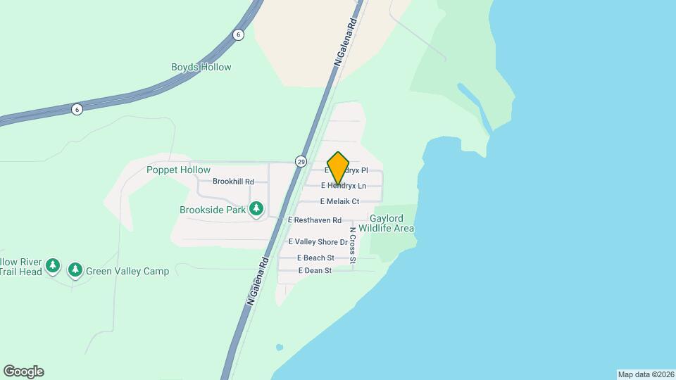 1506 E Hendryx Ln Mapa y Detalles de la Ubicación