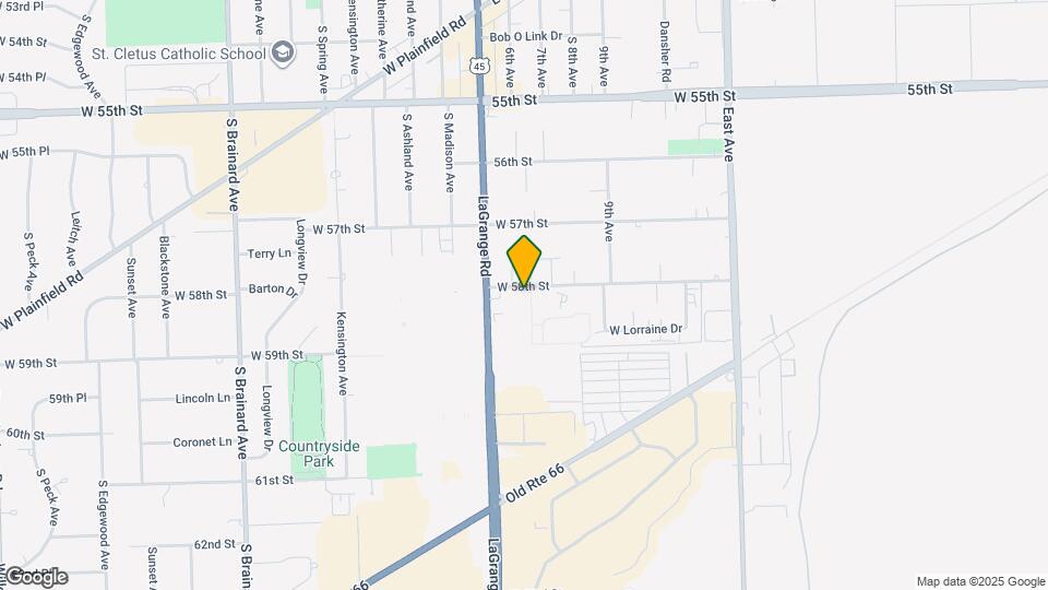 9907 W 58th St, Unit #7 Mapa y Detalles de la Ubicación