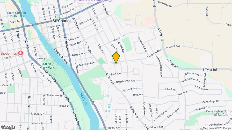 1008 S 10th Ave Map and Location Details