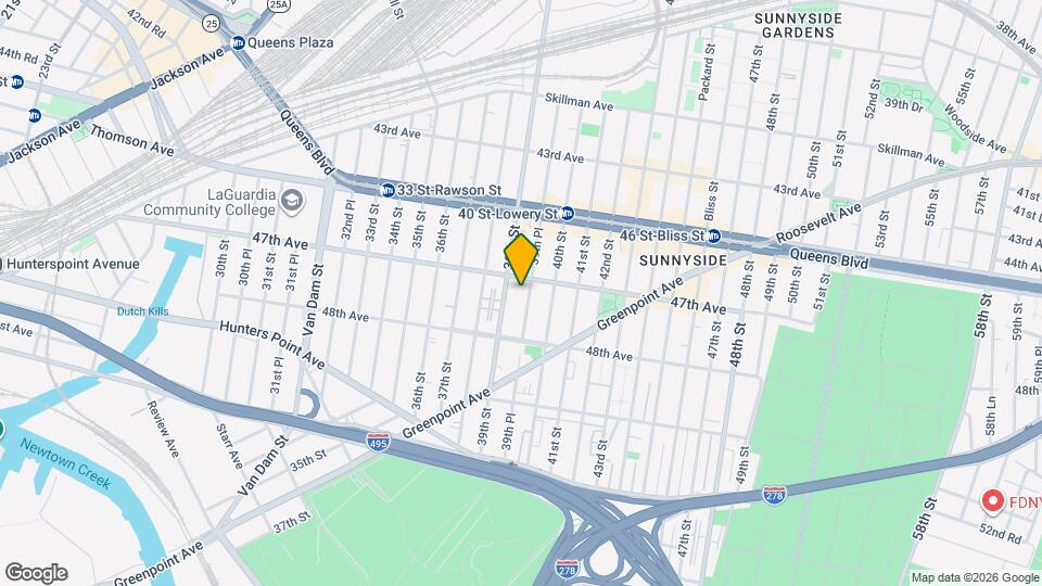 47-12 39th Pl Map and Location Details