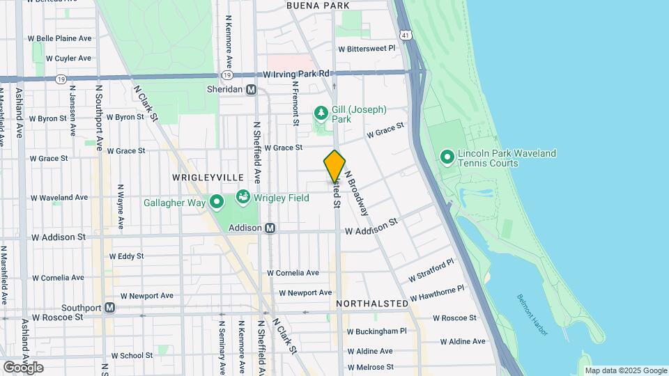 3700 N Halsted St, Unit 1018 Map and Location Details