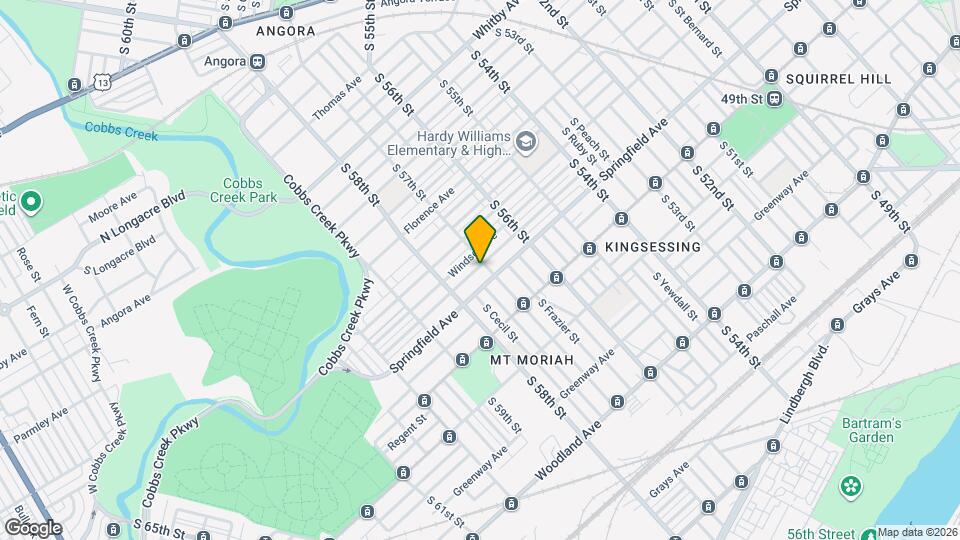 5704 Belmar St Mapa y Detalles de la Ubicación