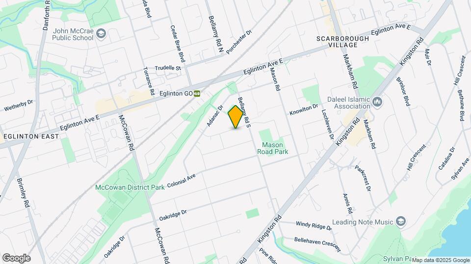 27 Granard Blvd Map and Location Details