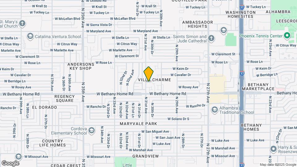 6035 N 31st Ave Map and Location Details