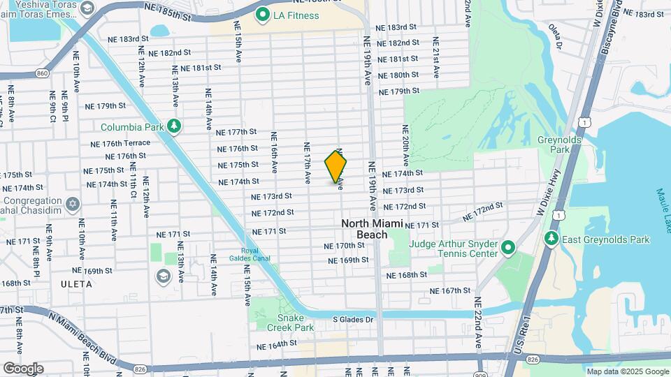 1787 NE 173rd St Map and Location Details