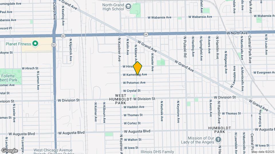 4259 W Kamerling Ave Map and Location Details