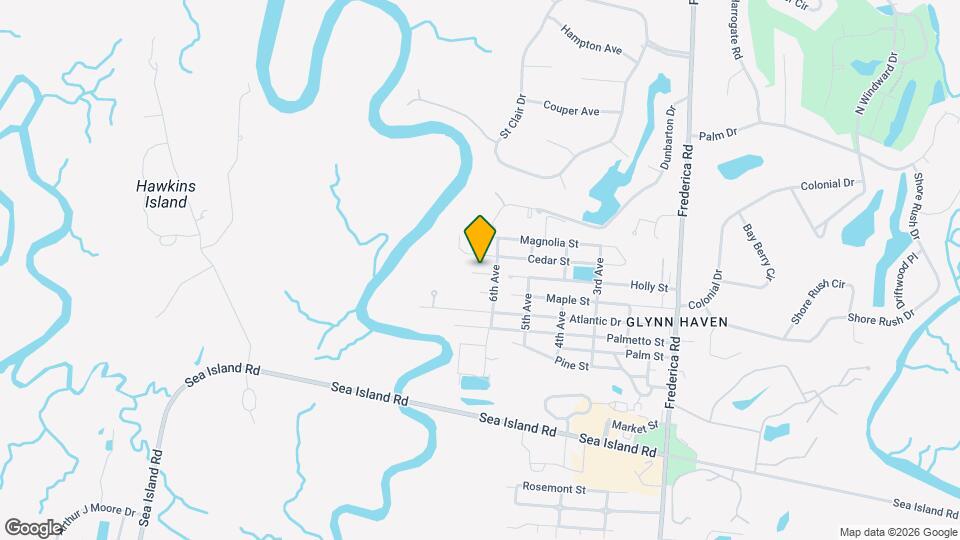 608 Holly St Map and Location Details