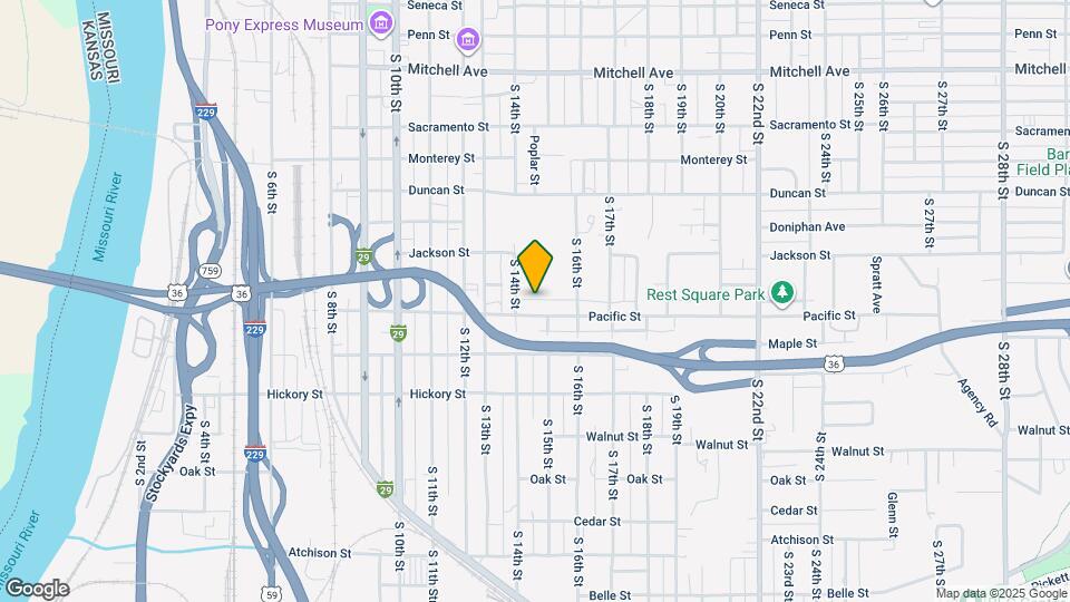 1409 Pacific St Map and Location Details