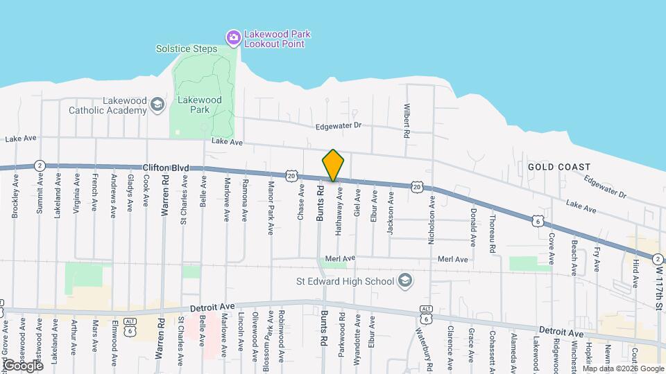 13839 Clifton Blvd Map and Location Details