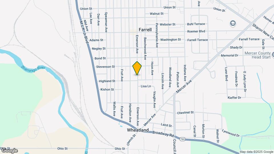 372 Emerson Ave Map and Location Details