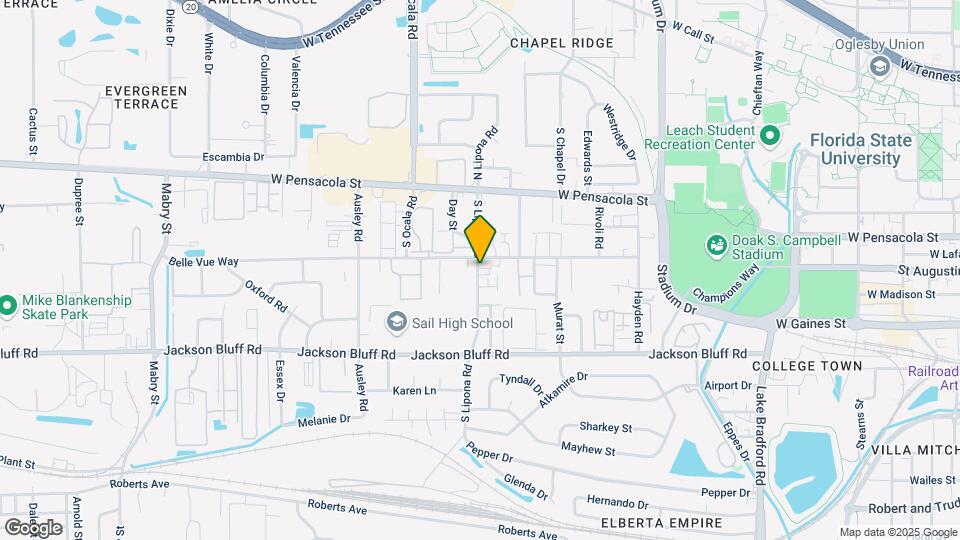 301 S Lipona Rd Map and Location Details