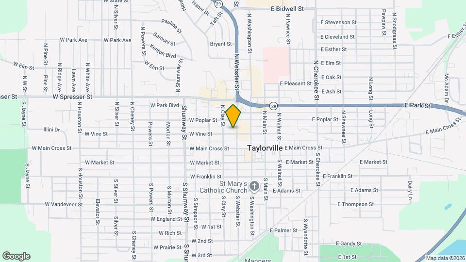 305 W Vine St Map and Location Details