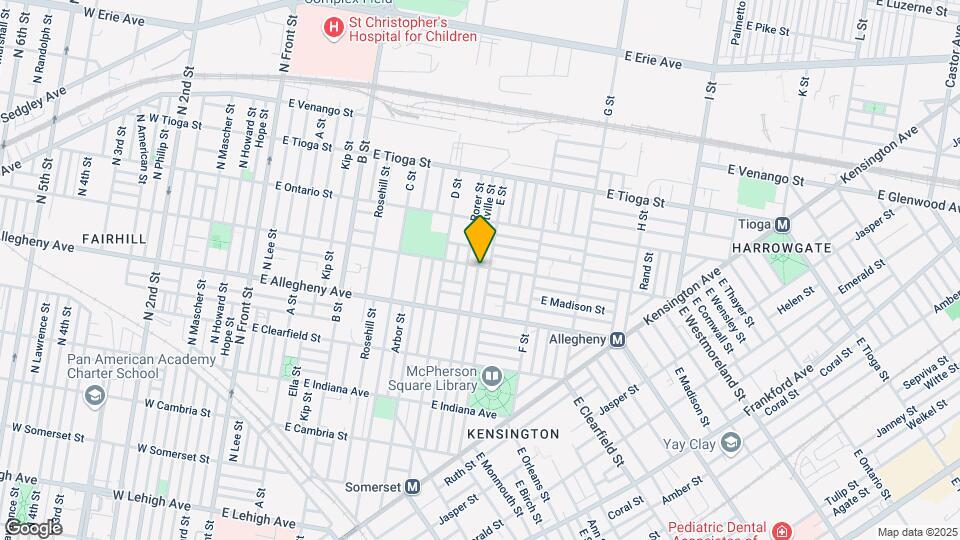 536 E Westmoreland St Map and Location Details
