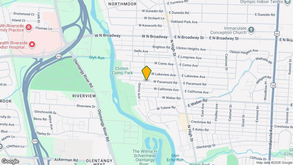 163 W Pacemont Rd Mapa y Detalles de la Ubicación