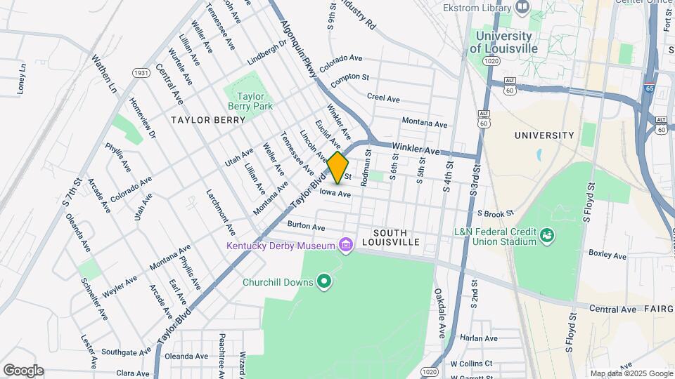 725 Iowa Ave Map and Location Details