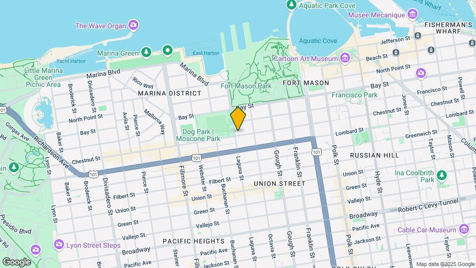 3300 Laguna St Map and Location Details