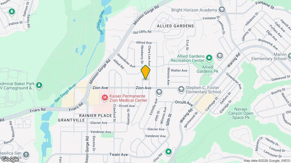 6647 Delbarton St Map and Location Details