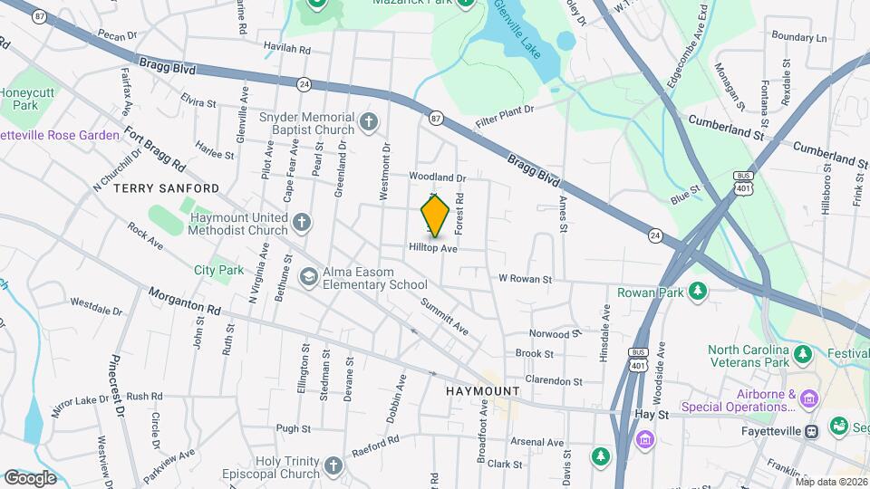 500 Huske St Map and Location Details