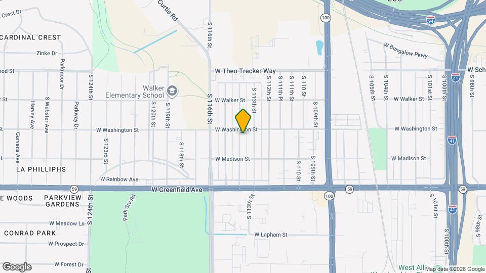 1120 S 114th St Map and Location Details