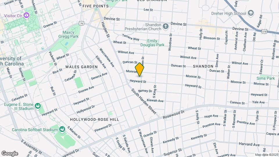 2437 Heyward St Map and Location Details