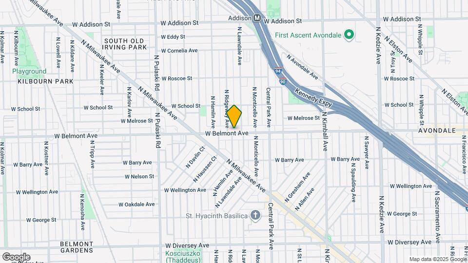 3718 W Belmont Ave, Unit 2 Map and Location Details