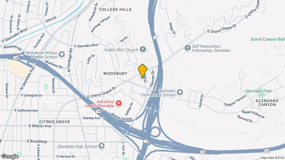425 Hill Dr Map and Location Details