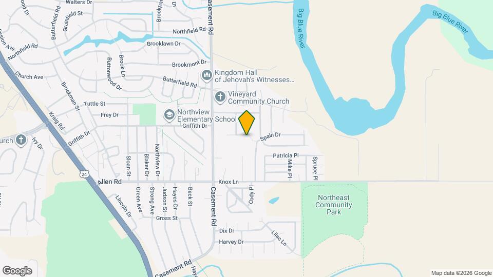 216 Kopp Dr Map and Location Details