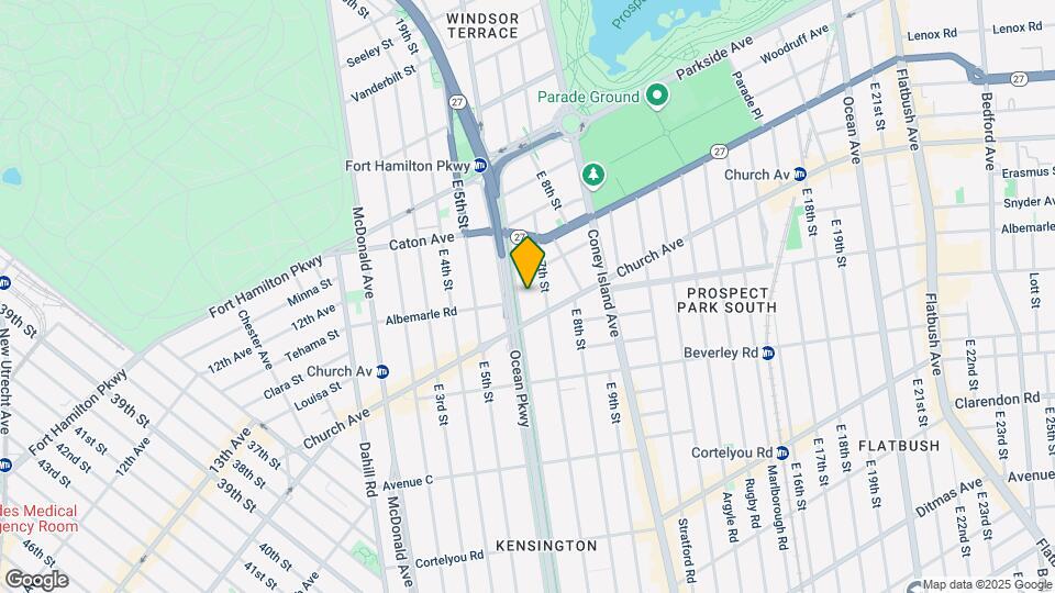 179 Ocean Pkwy Map and Location Details