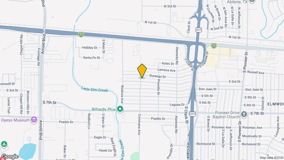 5368 Encino Rd Map and Location Details