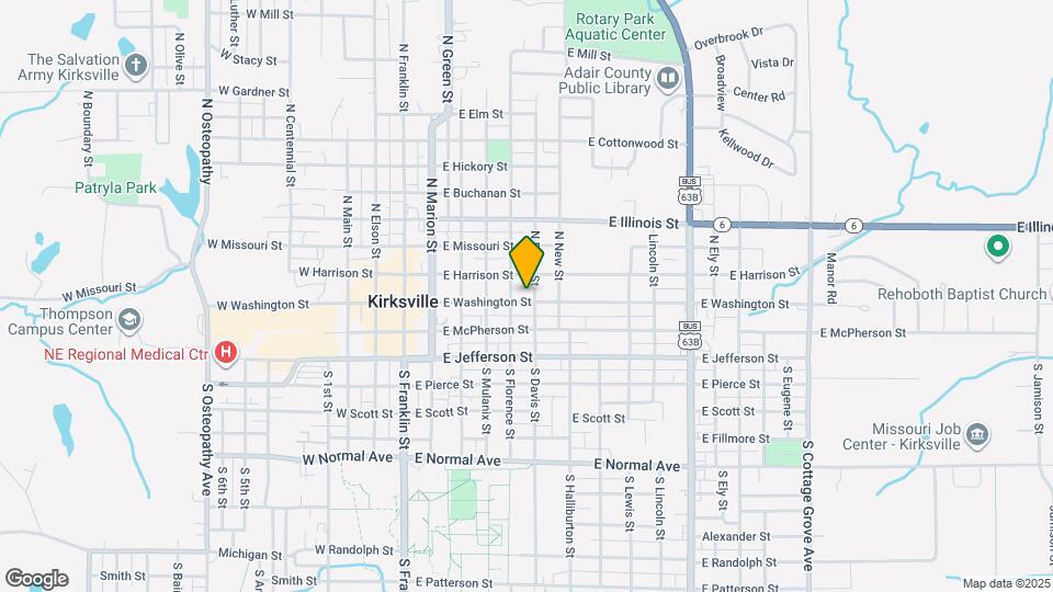 509 E Washington St Mapa y Detalles de la Ubicación