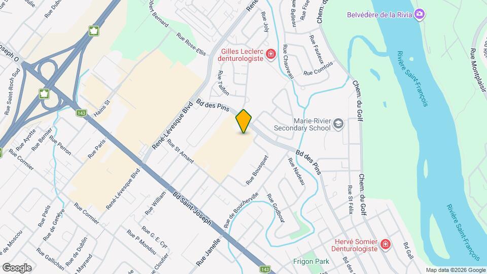 795 Des Pins Boul Map and Location Details