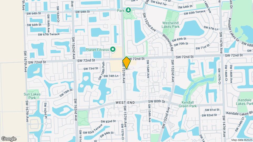 15689 SW 73rd Cir Terrace Map and Location Details