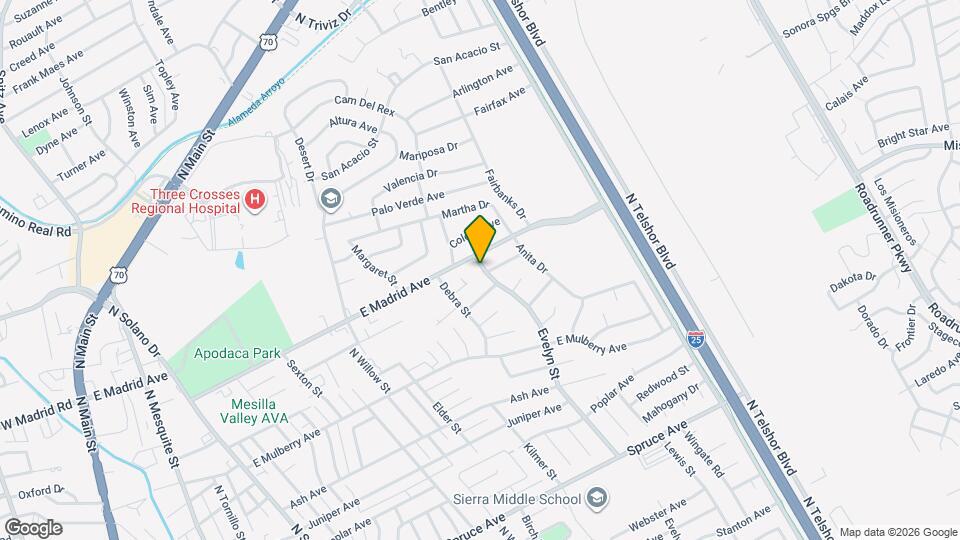 2019 Evelyn St Map and Location Details