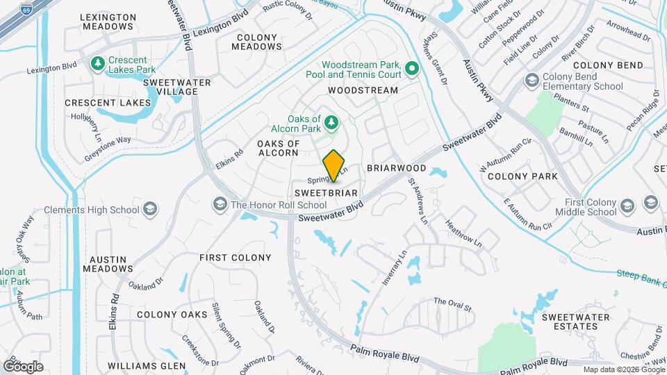 3702 Belle Grove Ln Map and Location Details