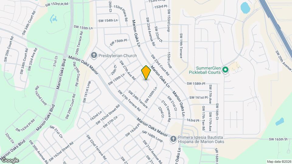 15952 SW 24th Court Rd Mapa y Detalles de la Ubicación