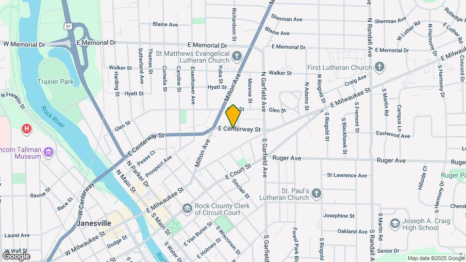 838 E Centerway St Map and Location Details