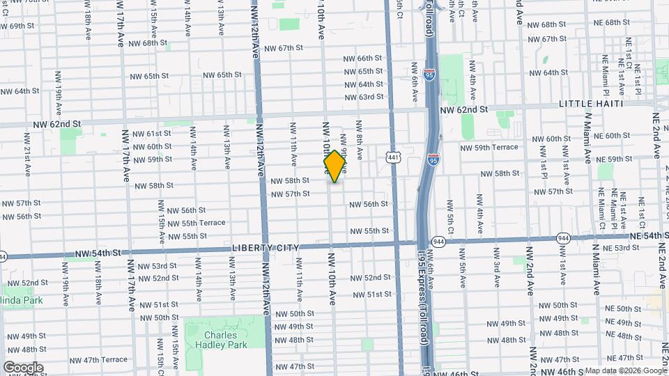 911 NW 57th St Map and Location Details