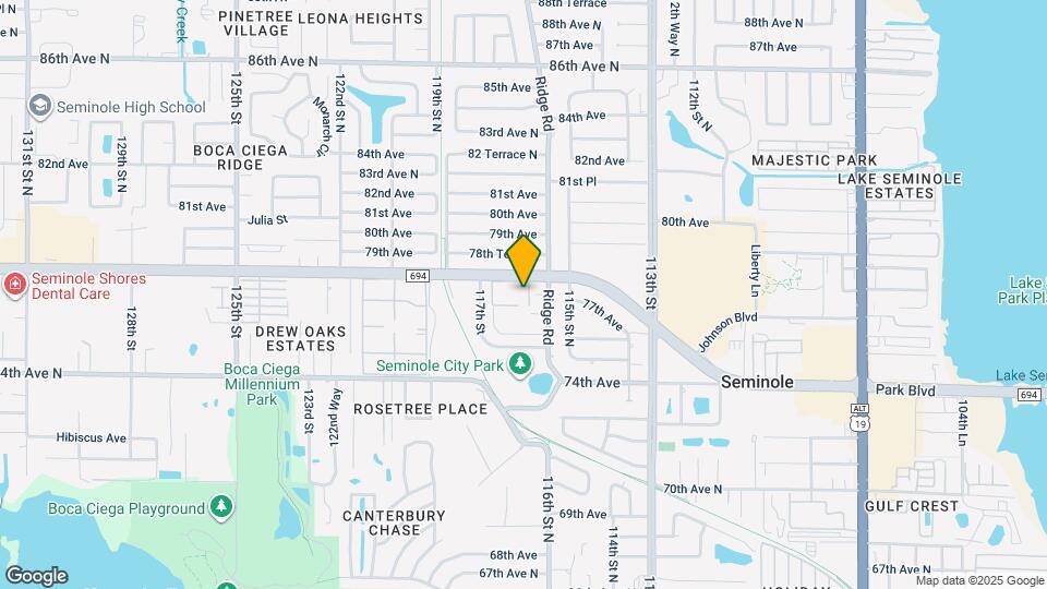 11620 Park Blvd, Unit 306 Mapa y Detalles de la Ubicación