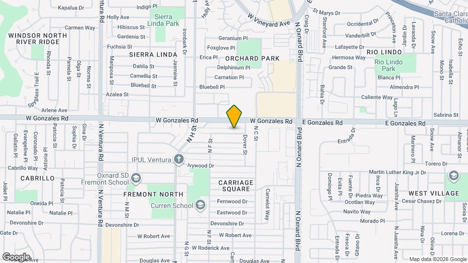 535 Lawnwood Way Map and Location Details